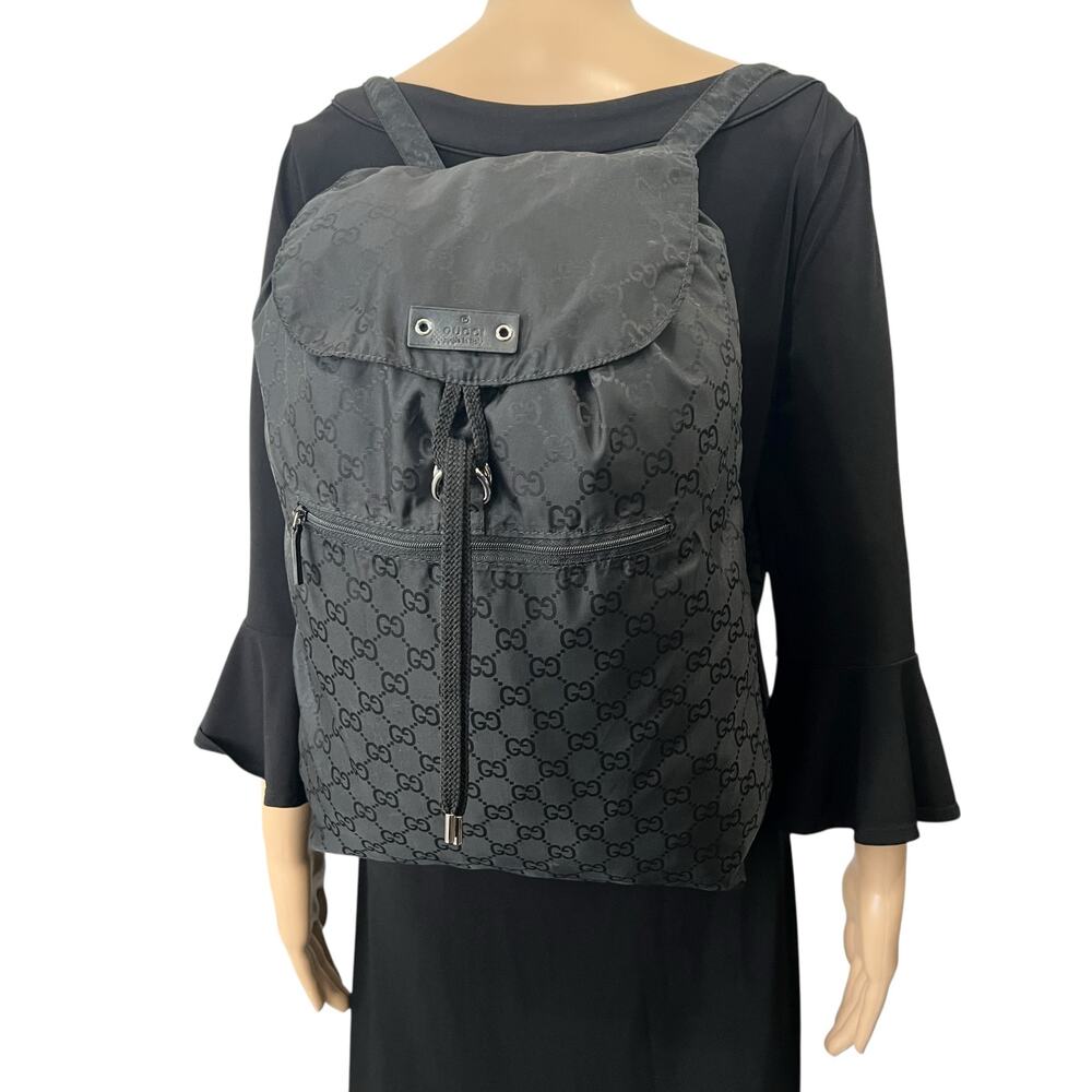 Gucci Monogram Nylon Backpack - Picture 3 of 7